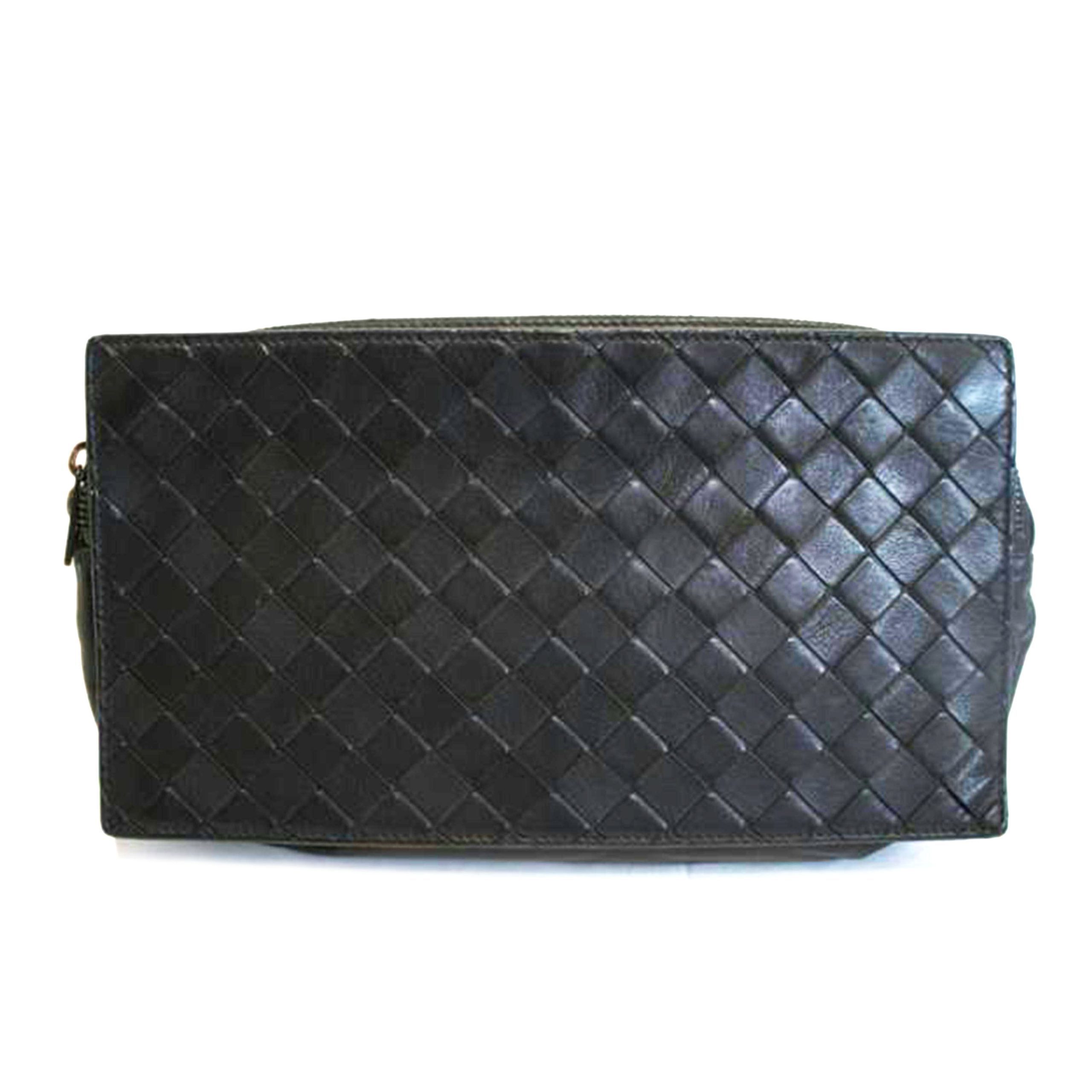 Bottega Veneta Leather Shoulder Bag Black